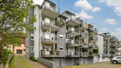 Attraktive 2-Zimmer-Erdgeschosswohnung mit Balkon, Terrasse und Gartenanteil