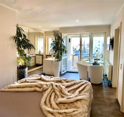 Ein Traum am Rhein 1,5-Zimmer Apartment mit toller Einrichtung