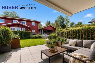 WOHNEN STATT ARBEITEN | NEUWERTIGE GARTENWOHNUNG IN GRAMASTETTEN MIT TERRASSE | 2 TG-PLÄTZEN &amp; KOMPLETTER EINRICHTUNG