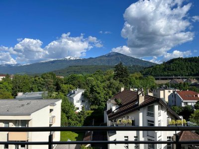 Exklusive 2-Zimmerwohnung mit großem Sonnenbalkon und Bergblick in Bestlage in Wilten