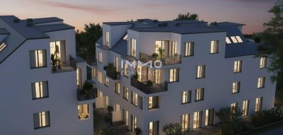 Lichtdurchflutete 3-Zimmer-Dachgeschoßwohnung mit einzigartiger Terrasse – provisionsfreier Erstbezug