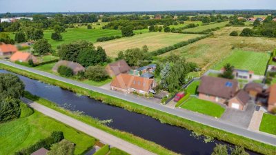 Landhaus am Kanal - Ausbaupotenzial und optionale Weidefläche