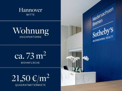 Hannover Mitte: Renditestarke 3-Zimmer-Wohnung