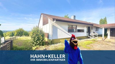 Gartenliebhaber aufgepasst! Freistehendes Einfamilienhaus in Aussichtslage!