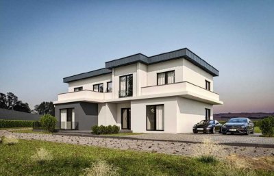 Erstbezug in Rheinnähe! Individuelles Wohnen 3/4 Zi.- Whg.- ca. 115 m², Terrassen, Stellplatz