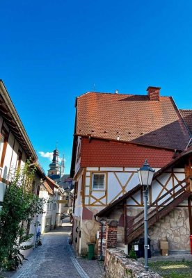 Maisonette-Wohnung 3 ZKB 105m² + Terrasse + Dachraum im Fachwerkhaus von 1999 - 148m² Nutzfläche