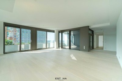 Hochwertig ausgestattete Wohnung in den Danube Flats (inkl. Küche)