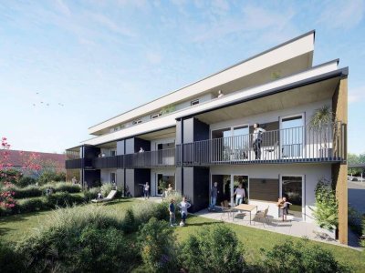2-Zimmer Gartenwohnung (ca. 50 m²) Terrasse &amp; Eigengarten - Neubau in Gnies