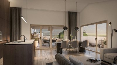 Exklusives Penthouse in traumhafter Lage von Lans