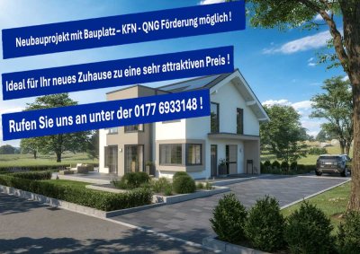 Modernes Neubauprojekt mit Garten – QNG-zertifiziert und KfW40-Plus-förderfähig
