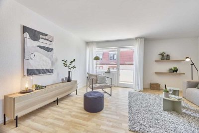 Sanierte 2-Zimmer-Wohnung mit Balkon & optionalen Tiefgaragenstellplätzen in Feudenheim