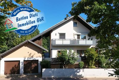 DIETZ: Freiwerdendes, liebevolles 2-Familienhaus-Anwesen in attraktiver Wohnlage von Klein-Zimmern!