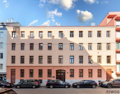 Sanierungsbedürftige Altbauwohnung mit ca. 213 m² NF | Erdgeschoss + Keller/Souterrain | Nähe Matzleinsdorfer Platz (S-Bahn-Station und künftig U2-Station)
