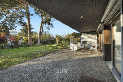IDYLLISCHE Erdgeschosswohnung mit 110 m² GARTEN, ATRIUM und zwei TERRASSEN