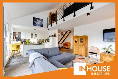 Penthouse-Maisonette mit 5 Zimmern und Rooftop-Terrasse in urbaner Bestlage - Hafen Leer!