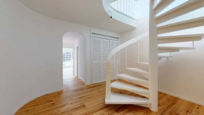 Sanierte Maisonettewohnung mit Wellnessbereich im Haus