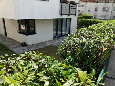 Zentrumsnahe, moderne Wohnung mit großem Garten