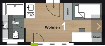 Möblierte 1-Zimmer-Studentenwohnung zur Zwischenmiete in München (05.01.2026-30.06.2026)