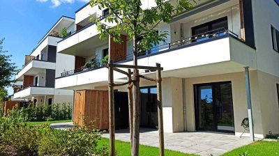 Wohnung mit drei Zimmern und Garten in Landshut (Achdorf/Hofberg)