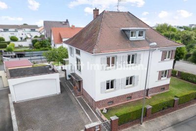 Freistehend und repräsentativ: Liegenschaft in Stockstadt am Rhein