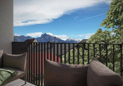 HOFSEITIG mit TRAUNSTEINBLICK &amp; LEISTBAR - NEUBAU-WOHNUNG zentral in Altmünster