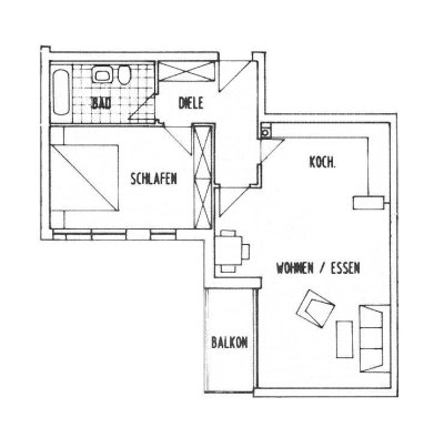 Moderne 2‑Zimmer Wohnung mit Balkon in Donauwörth