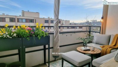 Penthouse 3-Zi, top-renoviert, mit Loggia,