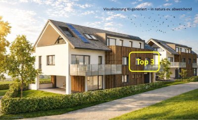 KAUF SALZBURG-STADT: NEUBAU Anfang Moosstraße - HASLBERGERWEG 31: 80 m² 3-Zimmer-Wohnung - mit 17 m² Südbalkon - Top W 3 - im 1. OG