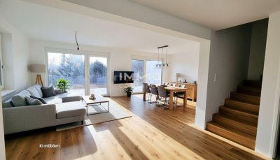 Miete mit Kaufoption: Moderne, helle Doppelhaushälfte mit fantastischem Weitblick in ruhiger Lage