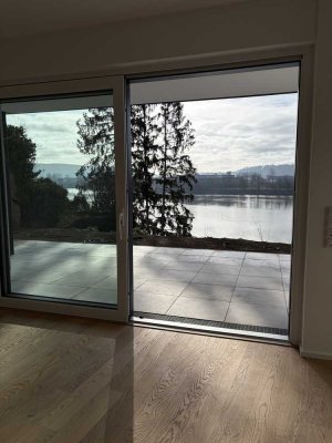 Neubau-Wohnung mit Privatgarten und hochwertiger Einbauküche in unverbaubarer Mosel-Lage