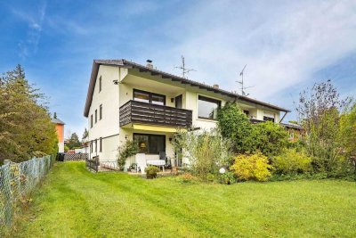 Großzügig und im Grünen: Charmante DHH mit viel Potential