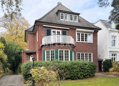 Kaffeemühle von Walther Baedeker! Familien-Villa mit Aufzug und Garten in bester Lage von Blankenese