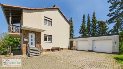 +2 MIN BIS L-REMICH:
ZWEIFAMILIENHAUS / 190 M² WFL. / 2 GARAGEN / 12 AR