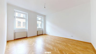 Vier-Zimmer-Altbau-Wohnung im 3. Stock in zentraler Lage!