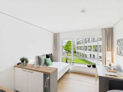Dein Sommer in Frankfurt: Möblierte Wohnung am Campus Riedberg inkl. Fitnessstudio | Bigger Bude