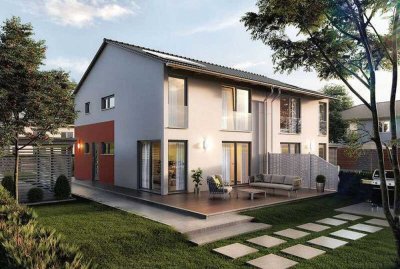 Bad Mergentheim/Löffelstelzen: Doppelhaushälfte mit viel Platz für die Familie