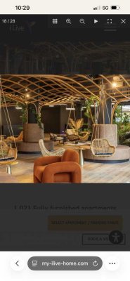 UNTERMIETE Apartment mit Skyline BALKON – bis 30.05.