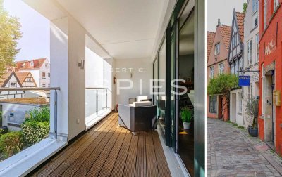 Mitten im Schnoor - Exklusive 3- Zimmerwohnung mit Loggia