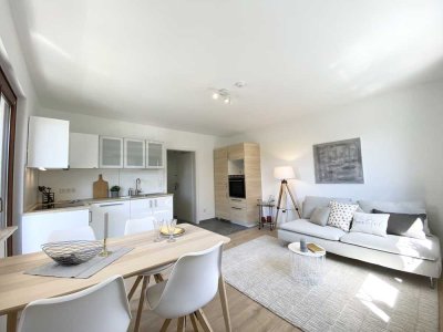 Attraktive und gepflegte 2-Zimmer-Wohnung im 1. OG in Essen mit Einbauküche und Balkon