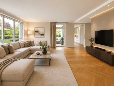 +++ Hausähnliche Gartenresidenz mit exklusivem Seezugang am Mexikoplatz +++