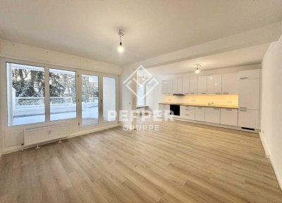 Provisionsfrei, Erstbezug nach Sanierung: Traumhafte, moderne 3-Zimmer-Wohnung am Messelpark