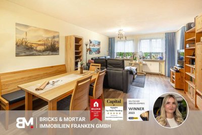 Wohnglück  Waldrand: Ihre 3-Zimmer-Oase mit Kamin & Balkon & TG-Stellplatz