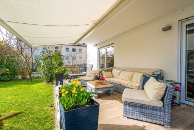 Barrierefreie 4-Zimmer-EG-Wohnung mit 2 Terrassen & Garten – Karlsruhe-Nordweststadt
