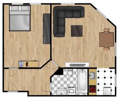 2-Zimmer-Wohnung