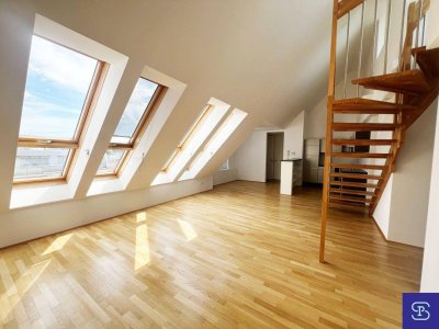 Sanierte 104m² Maisonette-Dachwohnung mit Terrasse und Klima - 1150 Wien
