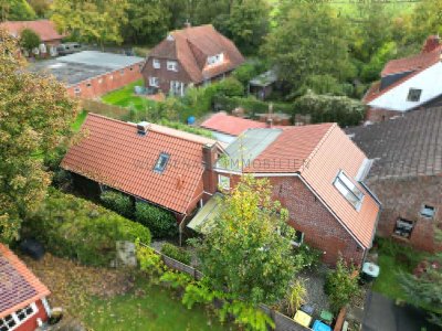 RESERVIERT!  Einfamilienhaus mit Anbau in Hinte-Groß Midlum – möbliert & vielseitig nutzbar