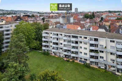 360° | Wohnen im Stadtgrün der Ulmer Weststadt: Helle 3-Zimmerwohnung nahe Theodor-Heuss-Platz