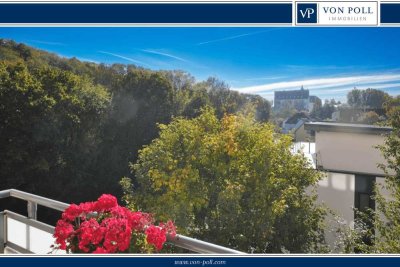 Mit Schloßblick - Gepflegte 2-Zi-Wohnung mit TG-Stellplatz in ruhiger, zentraler Lage