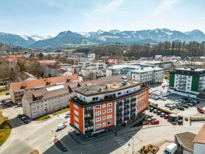 ZENTRAL. MULTIFUNKTIONAL.ALPENPANORAMA Sonnige 2-Zi. Whg. vor malerischem Alpenpanorama