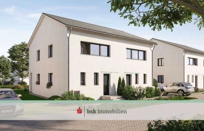 Schlüsselfertig, modern, naturnah- Doppelhaushälfte bei Berlin